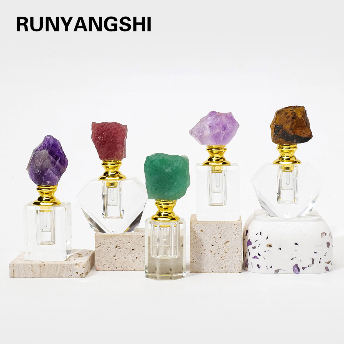 Perfume Fragrance Ingredients - 1 шт., натуральный аметист, кристаллический кластер,