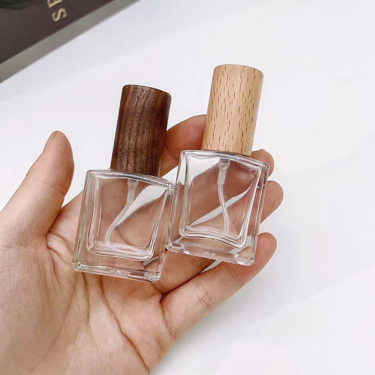 Perfume Fragrance Ingredients - Прозрачная Толстая стеклянная бутылка-распылитель для духов